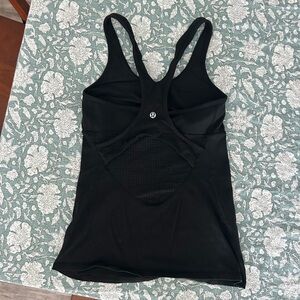 lululemon athletica Black Lined Tank